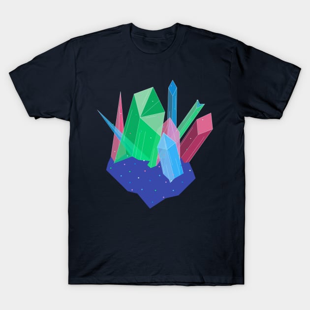 CRYSTALS T-Shirt by BadOdds